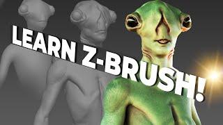 Zbrush beginner Tutorial: Make CGI characters!