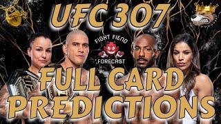 UFC 307 FULL CARD PREDICTIONS | PEREIRA VS ROUNTREE JR.