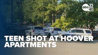 16-year-old shot inside car at Hoover apartment complex