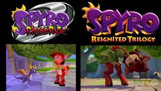 Spyro Reignited Trilogy Comparison (PS1 vs. PS4) - I'm a Faun, You Dork!