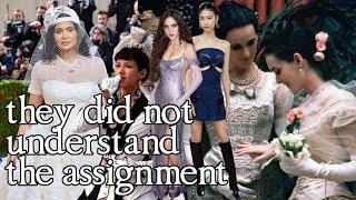 why did no one understand the met gala theme?  (met gala 2022 gilded glamour reaction)