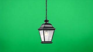 Hanging light bulb green screen video | Light green screen effects backgrounds