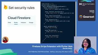 Firebase Stripe Extension with Flutter Web - Renuka Kelkar - WTM Belfast 2023