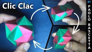 Origami Clic Clac  Fidget Toy  designed by Paolo Bascetta 