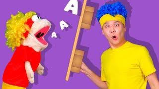 Play a game with Puppets! | D Billions Kids Songs