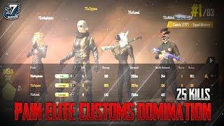 PAiN Elite custom | Tier 1 Scrim | Total Domination 25 Kills!!!!