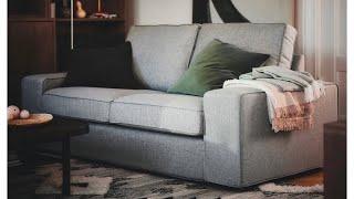 Assembled IKEA's KIVIK 2-Seat Grey Sofa at home #memories #ikea