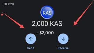How I Got $2,000 in KASPA Token into Trust Wallet | Free BNB Airdrop Today