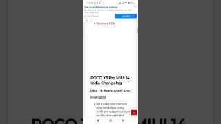 POCO X3 Pro MIUI 14 Update Rollout for India