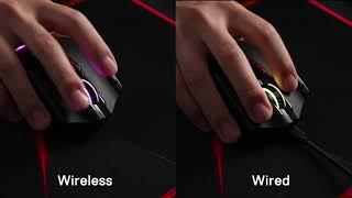 Redragon M913 Impact Elite Wireless/Wired Gaming Mouse! 12 Side Buttons MMO Mouse