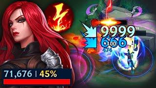 BROKEN ONE SHOT KATARINA BUILD DESTROYS GRANDMASTERS | WILD RIFT