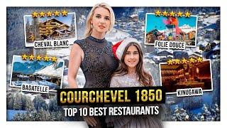 Top 10 Best restaurants of Courchevel