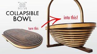 How to Make a COLLAPSIBLE Bowl!! It's EASIER than you might think!