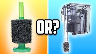 Hang on Back Filters Vs. Sponge Filters: Which Is Best?