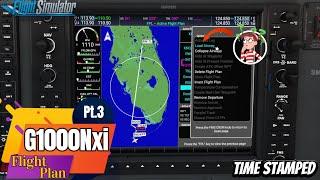 MSFS 2020 *Mastering the G1000Nxi Series Flight Plan Entry* Step-by-Step Guide ~ Easy to follow Pt.3