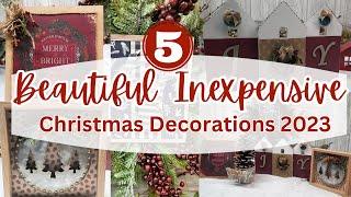 5 IDEAS for $11.42 That Will Knock Your Socks OFF! Christmas Decoration Ideas 2023!