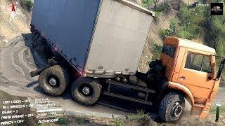 SPINTIRES 2014 - C 6522 Truck + Trailer Unlocking the Second Garage