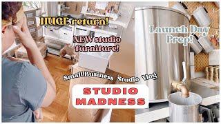 STUDIO MADNESS! | Wholesale Overload | Pop-up Prep | HUGE Wholesale Return!