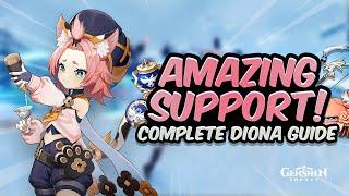 AMAZING 4-STAR HEALER! Complete Diona Guide - Best Artifacts, Weapons & Teams | Genshin Impact