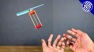 How to make Amazing Flying Toy - DIY invention