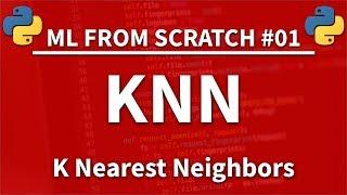 KNN (K Nearest Neighbors) in Python - Machine Learning From Scratch 01 - Python Tutorial