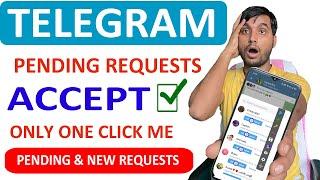 How To Accept Automatic Pending  Join Request In Telegram | Telegram Channel Pending Request Accept