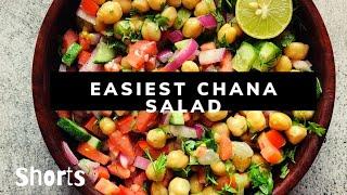 Easy Protein Salad| Chickpea Salad Recipe | Details in Description.. #shorts