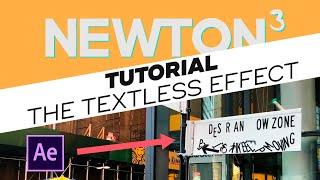 How to create the falling letters sign effect from the 'Textless' short film in After Effects