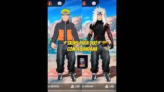 skins para duo bandana da vila oculta #FreeFire #NarutoFFCP #NarutoShippuden