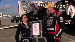 Fastest Speed for a Monster Truck: Raminator breaks Guinness World Records (Broll)