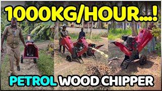 Heavy duty Petrol WOOD CHIPPER / SHREDDER Machine