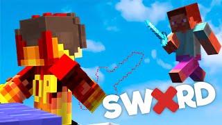 Minecraft Bedwars, But I Can't Use Sword.| Nethergames Bedwars