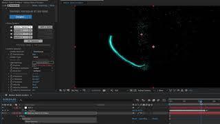 Motion Sketch Emitters  following hand drawn animation paths in Trapcode Particular