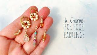 DIY Wire Wrap Jewelry - Earring Charms - Ideas For Beginners