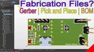 How To Generate Fabrication Files In Altium Designer | Gerber | Pick & Place | Detailed Explanation