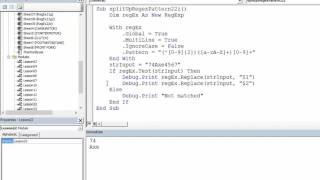 Excel VBA RegEx Lesson 22   Your first Grouping with Regular Expression