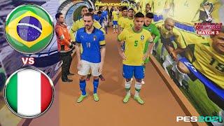 Pes 2021 world cup 2022 Brasile vs Italia "ultimi istanti"