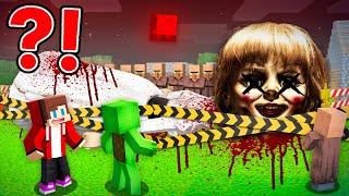 JJ and Mikey Found SCARY ANNABELLE Crime SCENSE in Minecraft! - Maizen