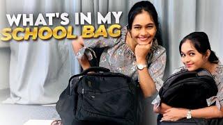 WHAT'S IN MY SCHOOL BAG |SHIVANI MENON|