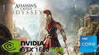 GTX 1660 6GB + i5 9400f + 16GB RAM Test in Assassins Creed Odyssey (1080p)