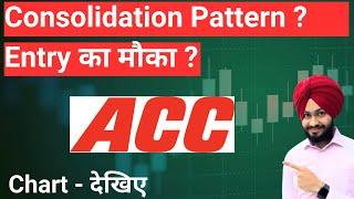 ACC Share Chart Technical analysis | Consolidation Pattern? | Trading with Jasnoor