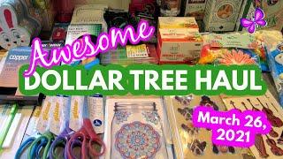 Awesome DOLLAR TREE HAUL!  Amazing Finds!  March 26, 2021  #LeighsHome