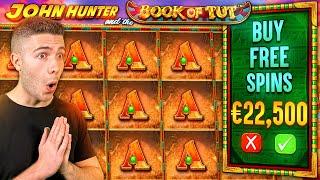 HUGE €22,500 Bonus Buy  The Return to BOOK OF TUT