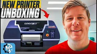 Unboxing My New UV Printer  Logojet UVx45i First Impressions