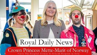 Crown Princess Mette-Marit of Norway Visits The Hospital Clowns In Oslo.   Plus, More #RoyalNews