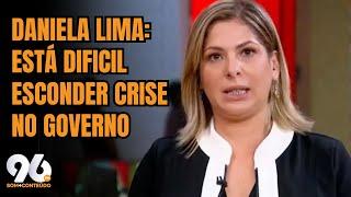 Daniela Lima comete "deslize" ao vivo: "Está dificil esconder crise no governo"