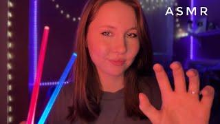 ASMR~1HR+Clicky Trigger Words and Mouth Sounds, Lightsabers, Water Spray on Mic + more! (Kyle's CV)