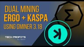 How to dual Mining Ergo+Kaspa using Gminer 3.18 - overclocks rtx 3000 series