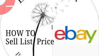 How to Sell on Ebay A Beginners Guide | Using App Set Price Create Listings