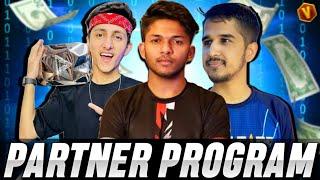 How to join and earn money from Partner Program like @ASGamingsahil  @DesiGamers_ @LOKESHGAMER